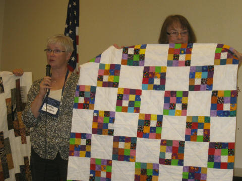 Kathy Rathbun, One of four community quilts.